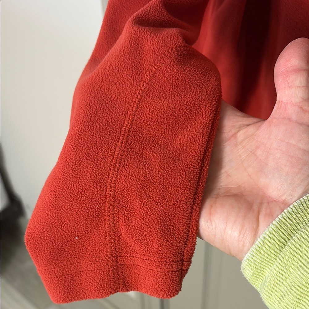 Columbia Rust Fleece Pullover Xl Euc - image 5